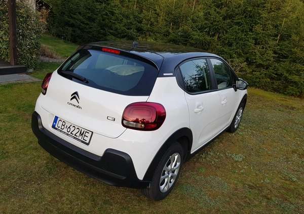 Citroen C3 cena 50450 przebieg: 23000, rok produkcji 2021 z Bydgoszcz małe 704